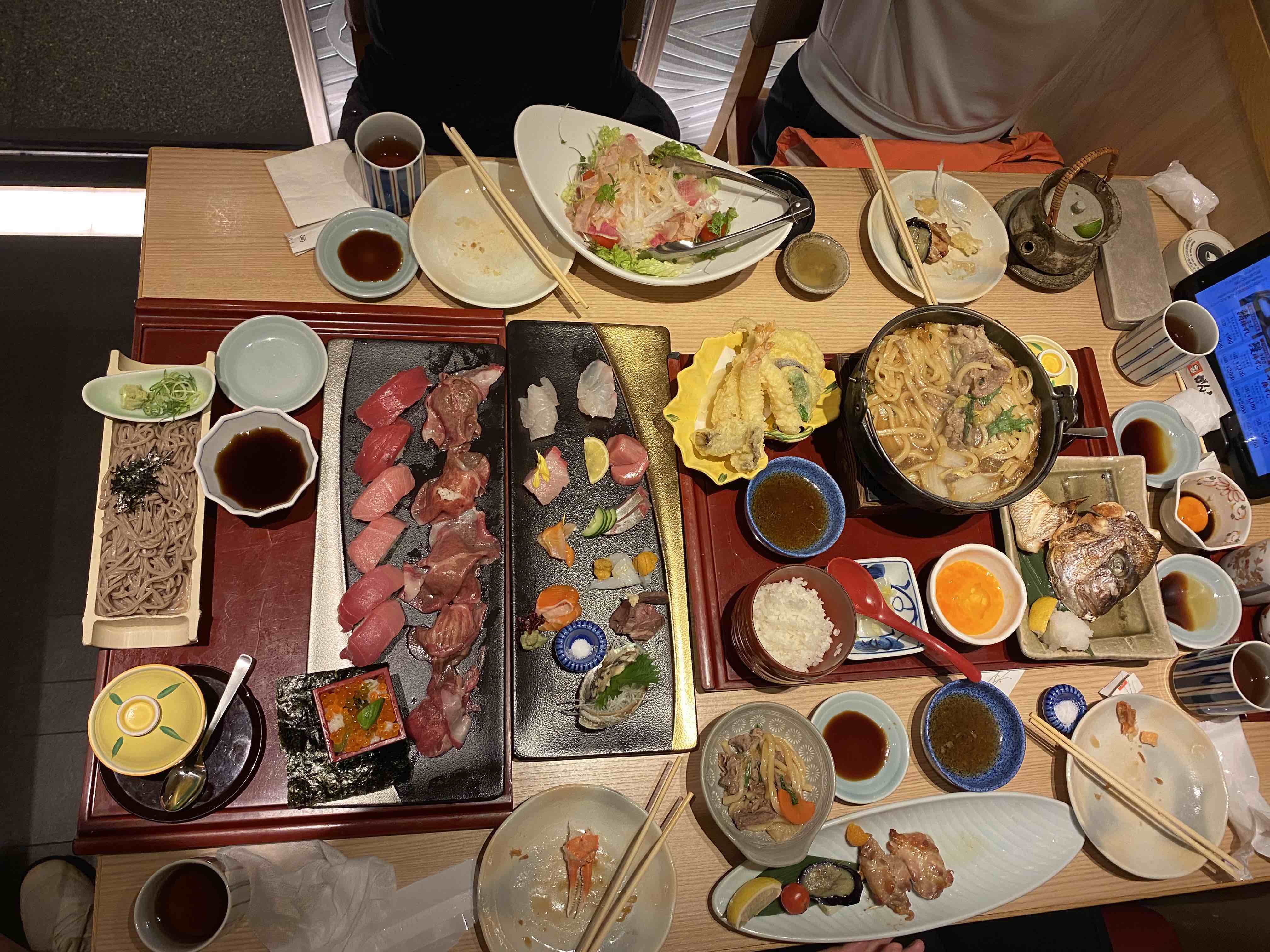 Restaurant with variety of Japanese food