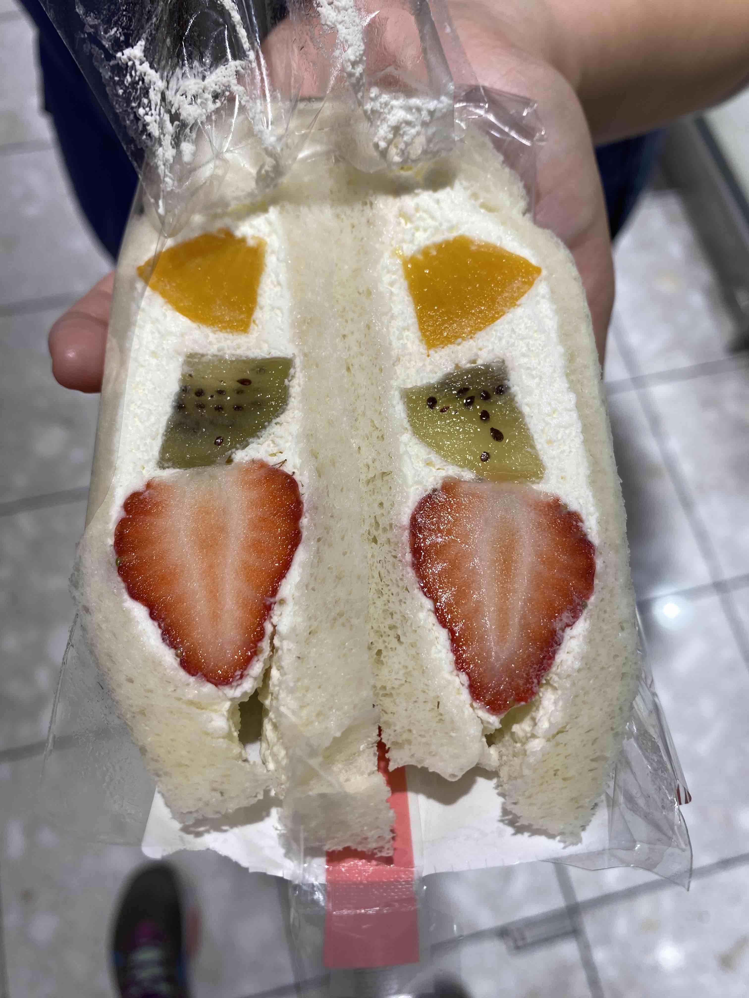 Japanese fruit in cream