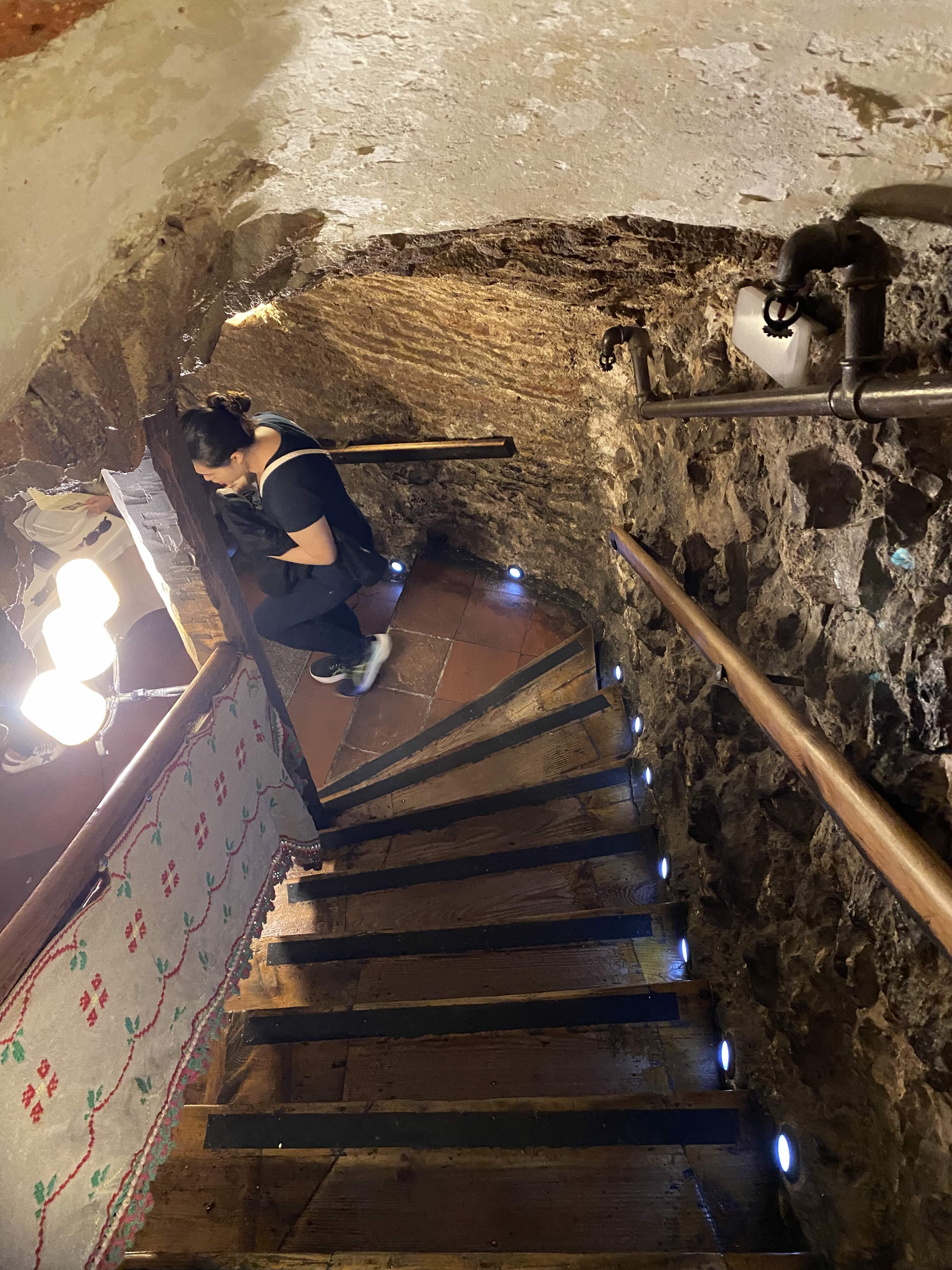 Cave stairway